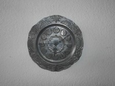 Wanduhr Zinn Metall Blei Uhr