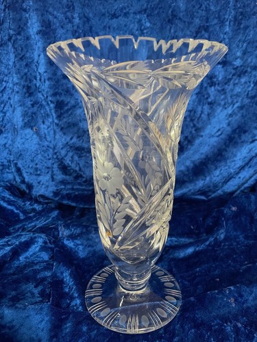 Edle kristallvase - kristallvase, in