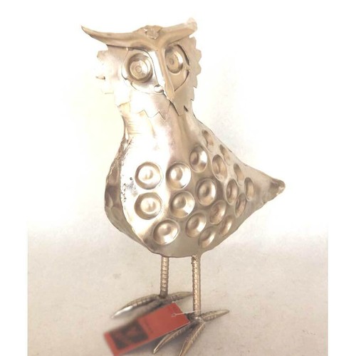 Metall eule silber - eule, cm