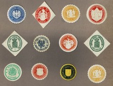 Konvolut siegelmarken - 12,