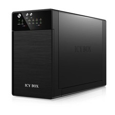 ICY BOX IB-RD3620SU3 2fach RAID System Gehäuse für 3,5" SATA HDD > USB 3.0 eSATA
