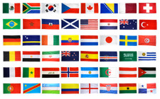 WM Flaggen Set 48 Teams