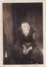 Foto - Soldat auf der Latrine