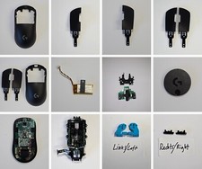 Logitech G Pro Wireless Ersatzteile Reparatur Defekt Scrollrad Maustaste Schwarz