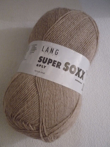 Lang yarns soxx - fb., sand