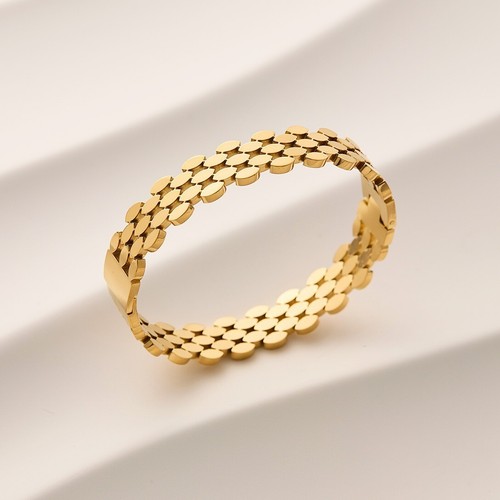 Armreif damen edelstahl - damen, gold