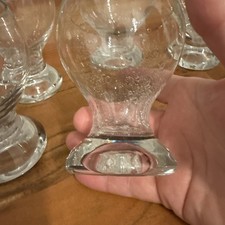 6 Glashütte Eisch Silberperle