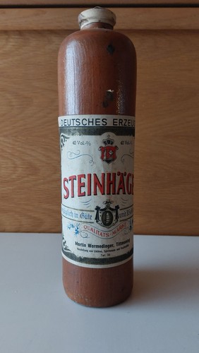 Steinhäger steingutflasche - steinhäger,