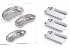 Edelstahl Tablett Nierenschale Platte Ablage Becken Zahnarzt