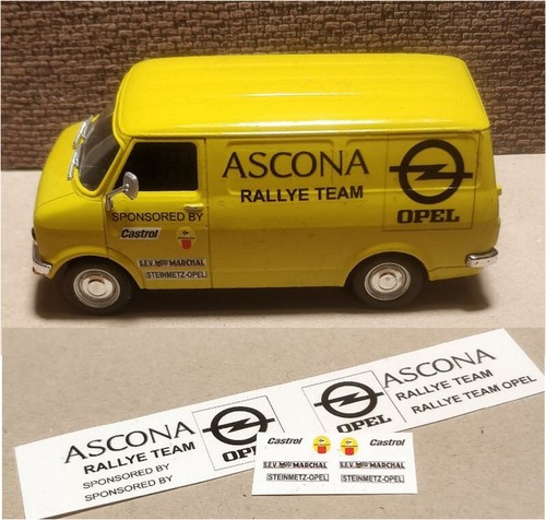 Decals aufkleber opel - aufkleber, 1:43