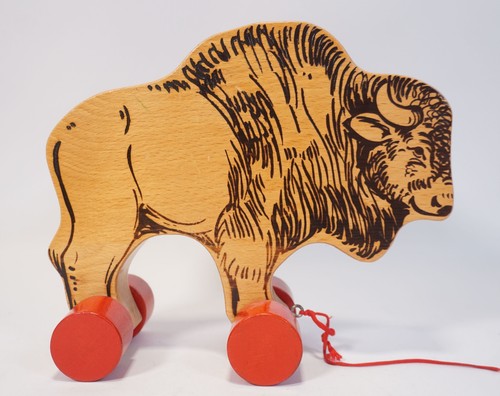 Vintage original steiff bison - vintage,