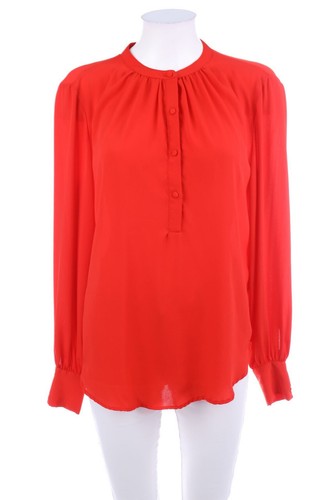Bluse satin 36 rot - h&m,