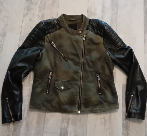 Tolle teilleder biker jacke - teilleder,