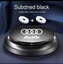 Auto Lufterfrischer mit 2 Geschmacksrichtungen Parfüm UFO Form Dekoration für Audi schwarz
