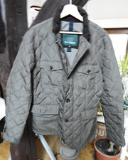 Henry Cotton´s Steppjacke, Grün, 56 (ehe L / 52)