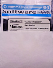 COMMODORE 64/128 -- THE HOME MANAGER (VALUEWARE - DISK)