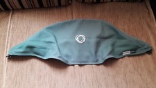 bugaboo gecko canvas green hood faded but still life left in it 