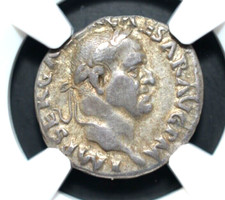 GALBA, AD 68-69,AR DENAR, NGC ZERTIFIZIERT, (242)