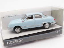340HO /07 - Norev H0 451895 - Panhard Dyna 212 1957 Light Blue - top in OVP