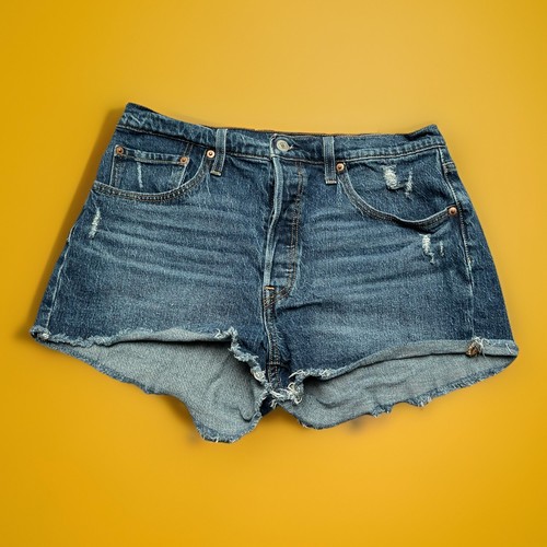 Levi 501 hotpant - hotpant, destroyed