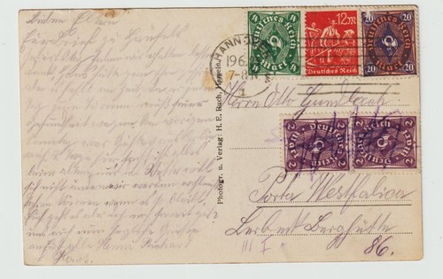 Int postkarte mit mef mif - mef,