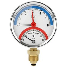Thermomanometer 6bar 120 - 6bar, 0-120°c