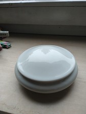 LIMOGES FRANCE Flache Breite Deckeldose Konfekt Bonbonniere weiß TOP Zustand