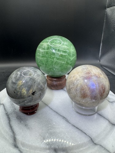 Set mineralien kugeln - -, 3