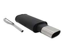 NOVUS Sportauspuff Endschalldämpfer 135x75mm passend für VW Passat 35i