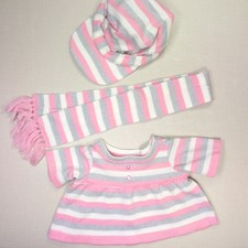 Build-A-Bear rosa gestreiftes