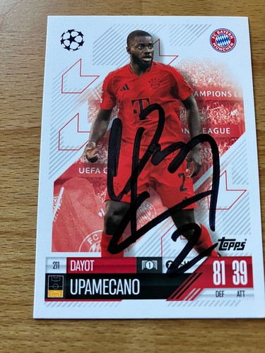 Dayot upamecano autogramm - upamecano,
