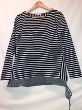 Sweatshirt hessnatur Hess natur Gr. 44, Gr. 42, Gr. 40 blau weiß gestreift