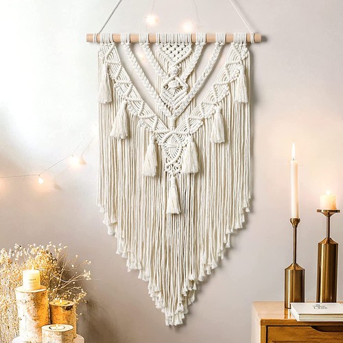 Boho makramee wandbehang - boho,