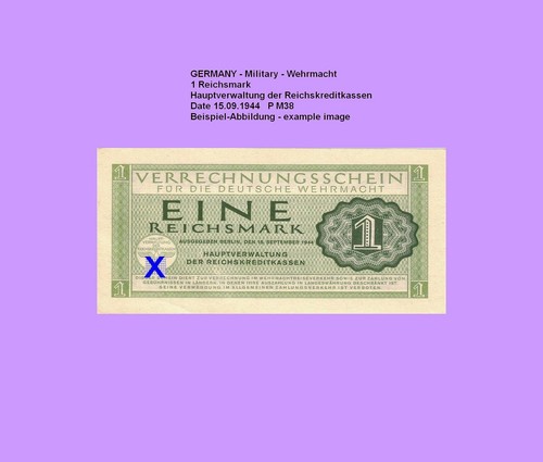 Wehrmacht reichsmark 1944 - 1,