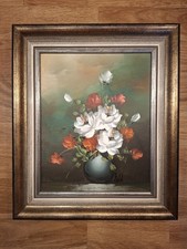 Gemälde Öl Leinwand, Blumen