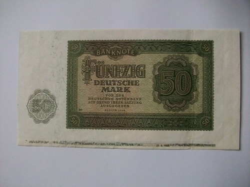 Mark schein geldschein ddr - 50,