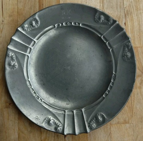 Kayserzinn jugendstil teller - kayserzinn,