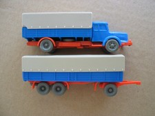 Wiking T 48+T 50, Krupp Titan, + 3a Hänger, unverglast, Plastik, 1:100 +1:90