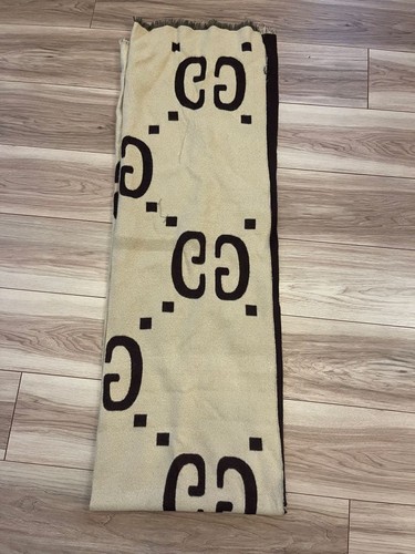 Gucci wolle seide schal - gg,