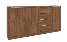 Highboard 200cm Weiß