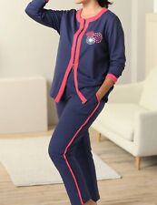 Freizeitanzug Hausanzug Sportanzug Jacke Hose Baumwolle 50 52 54 58 64 66