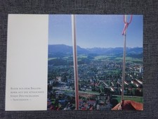 AK Ballonpost , Sonthofen,  Karte an Bord