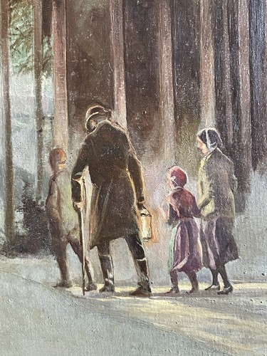 Antikes ölgemälde - antikes,