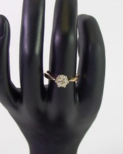 -schöner Diamant Goldring -