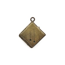 Biedermeier Anhänger Metall
