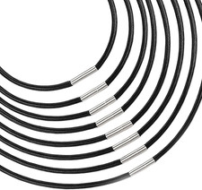 Lederhalsband Set 8-Teilig