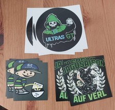 9 Aufkleber Sticker Fußball