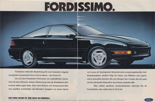 Ford probe reklame - ford,