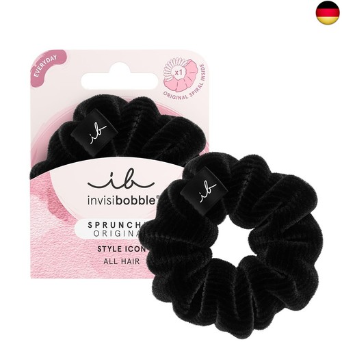 Haargummi schwarz scrunchie - haargummi,