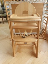 Hochstuhl/Kinderstuhl aus Holz Natur Geuther (Filou up)